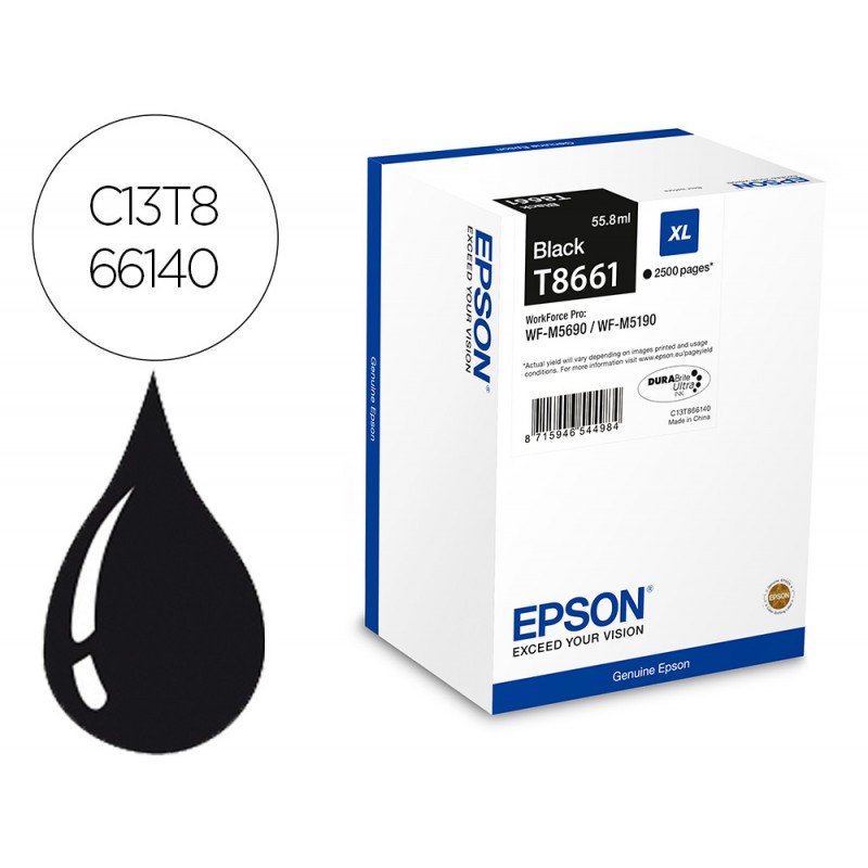 Tinteiro epson t8661 preto...