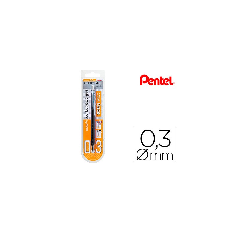Lapiseira pentel orenz 0,3...