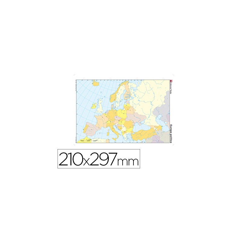 Mapa mundo cor europa -...