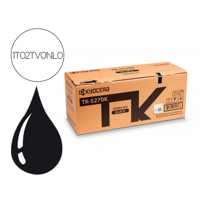 Toner kyocera tk5270k preto...