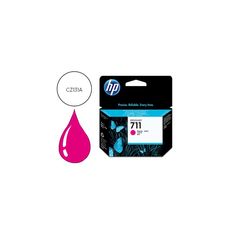 Tinteiro hp 711 magenta 29...