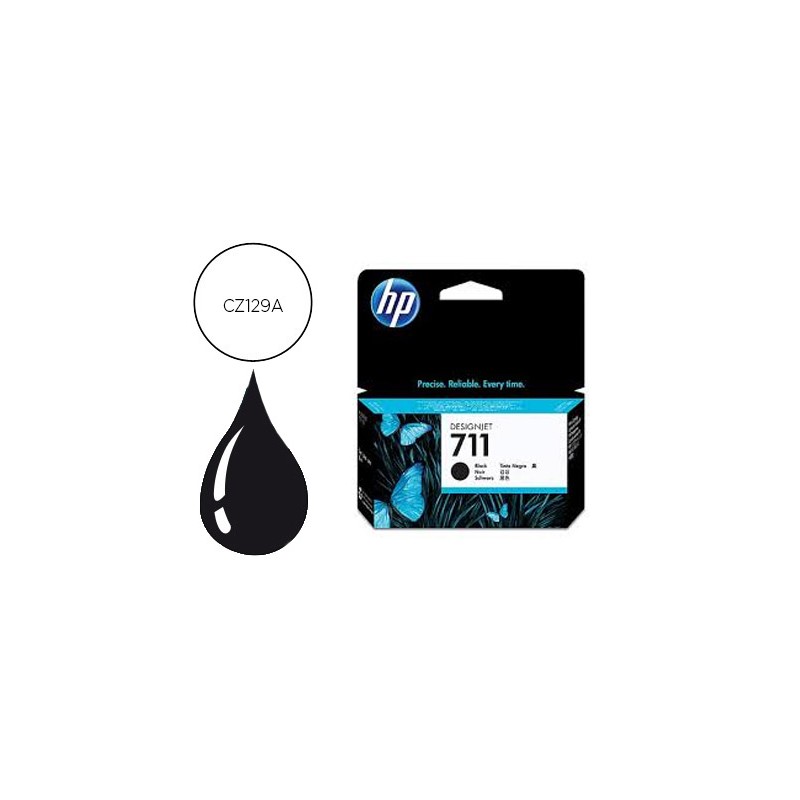 Tinteiro hp 711 preto 38 ml...