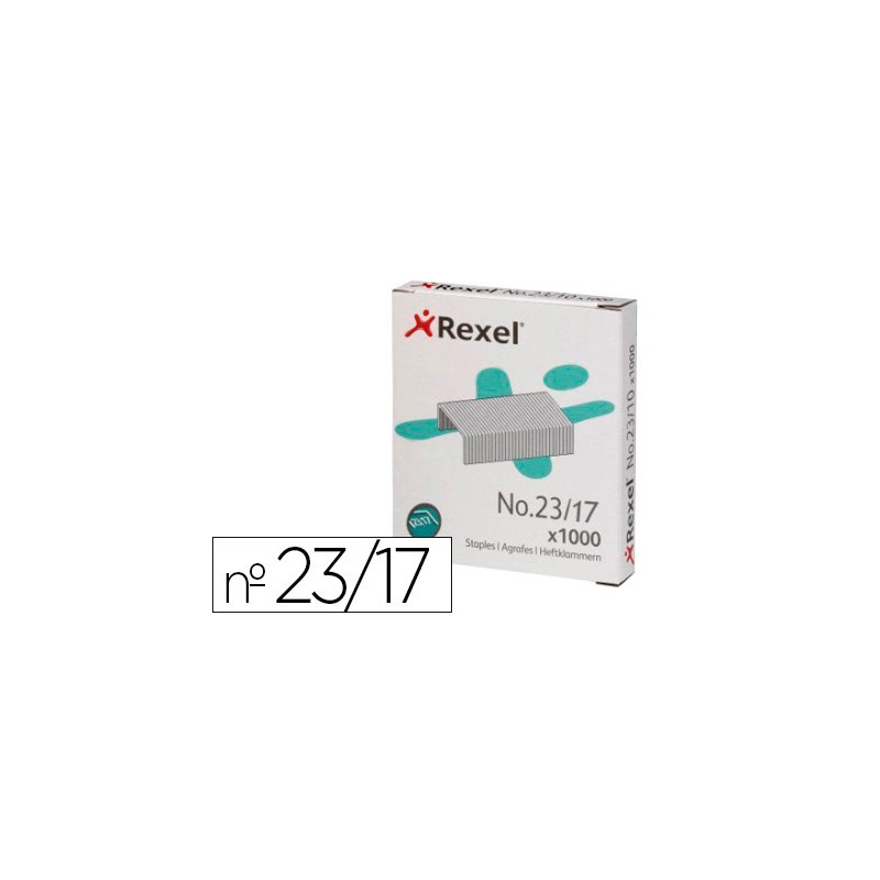 Agrafos rexel 23/17 aco...