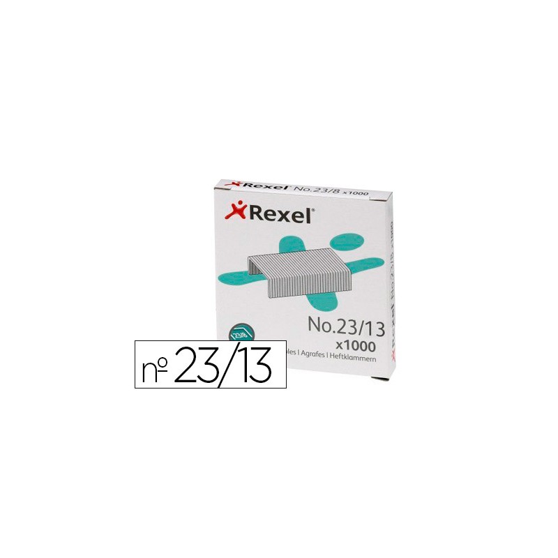 Agrafos rexel 23/13 aco...