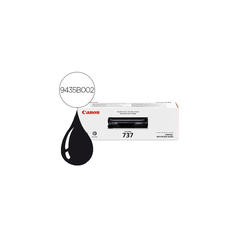Toner canon 737 preto...