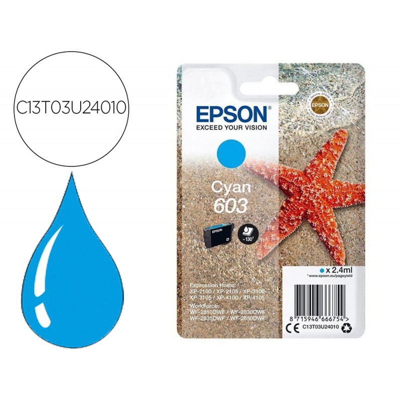 Tinteiro epson 603 xp-2100...