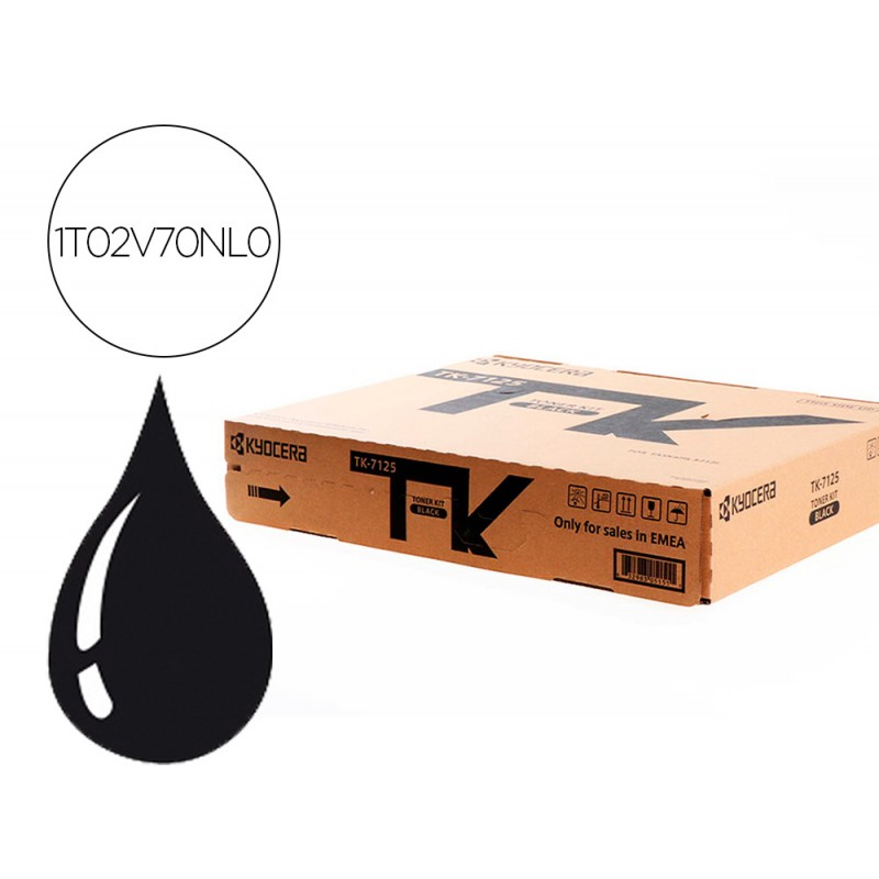 Toner kyocera preto tk-7125...