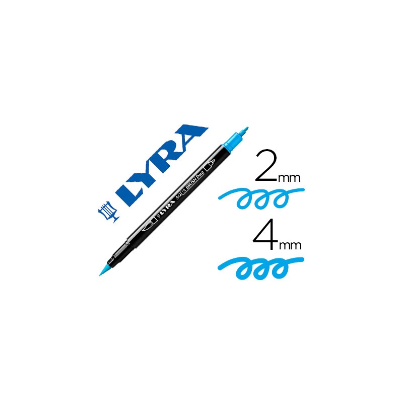 Marcador lyra aqua brush...