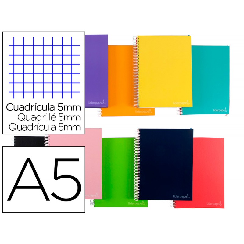 Caderno espiral liderpapel...