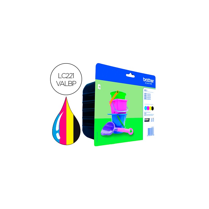 Tinteiro brother lc221val...