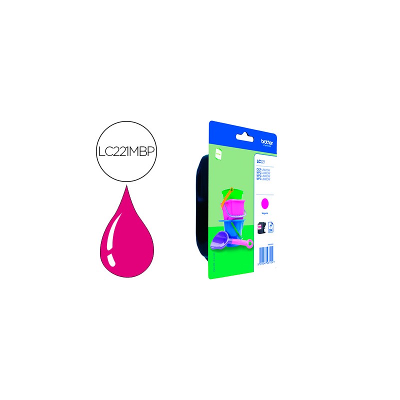Tinteiro brother lc221m...