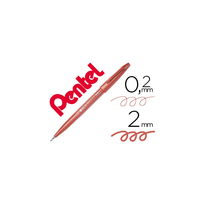 Caneta pincel pentel touch...