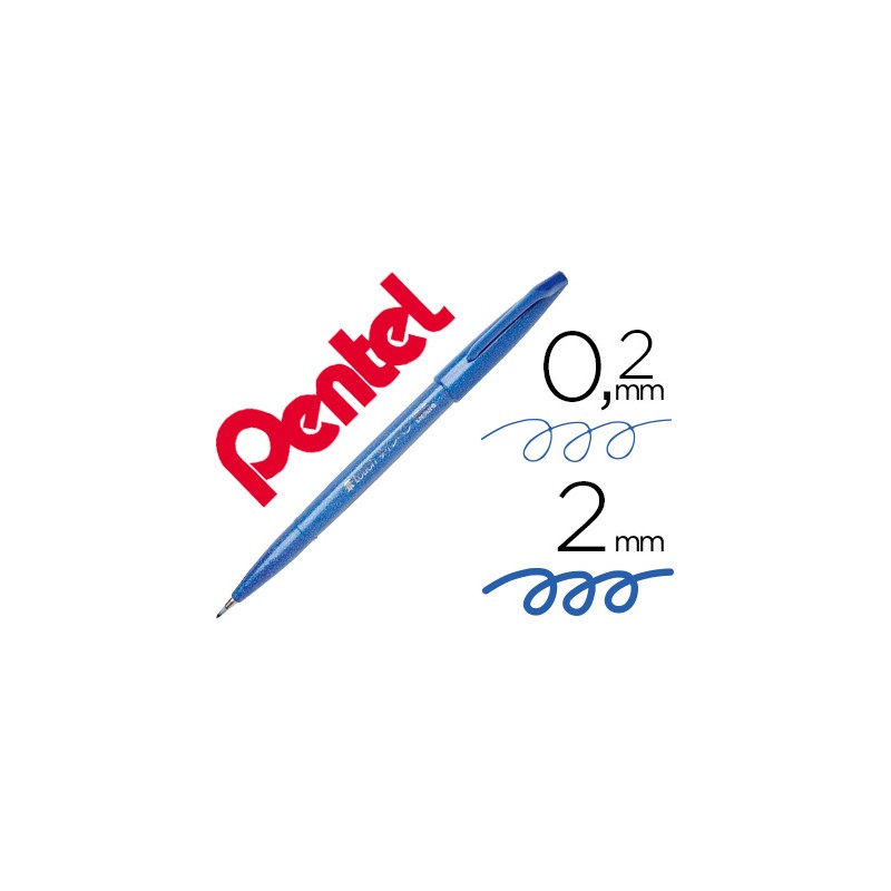 Caneta pincel pentel touch...