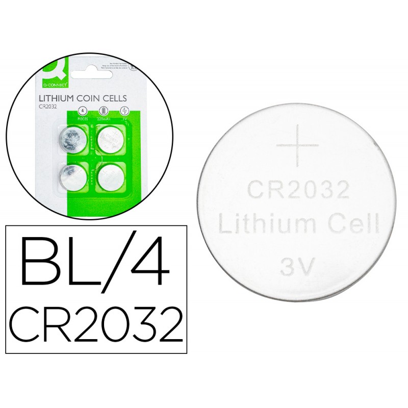 Pilhas q-connect tipo botao...