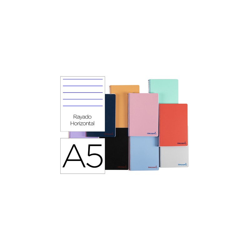 Caderno espiral liderpapel...