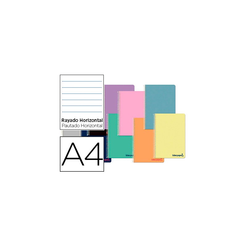 Caderno espiral liderpapel...