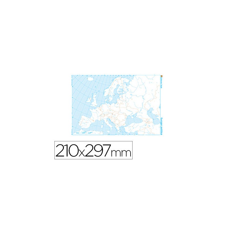 Mapa mudo b/n europa -politico