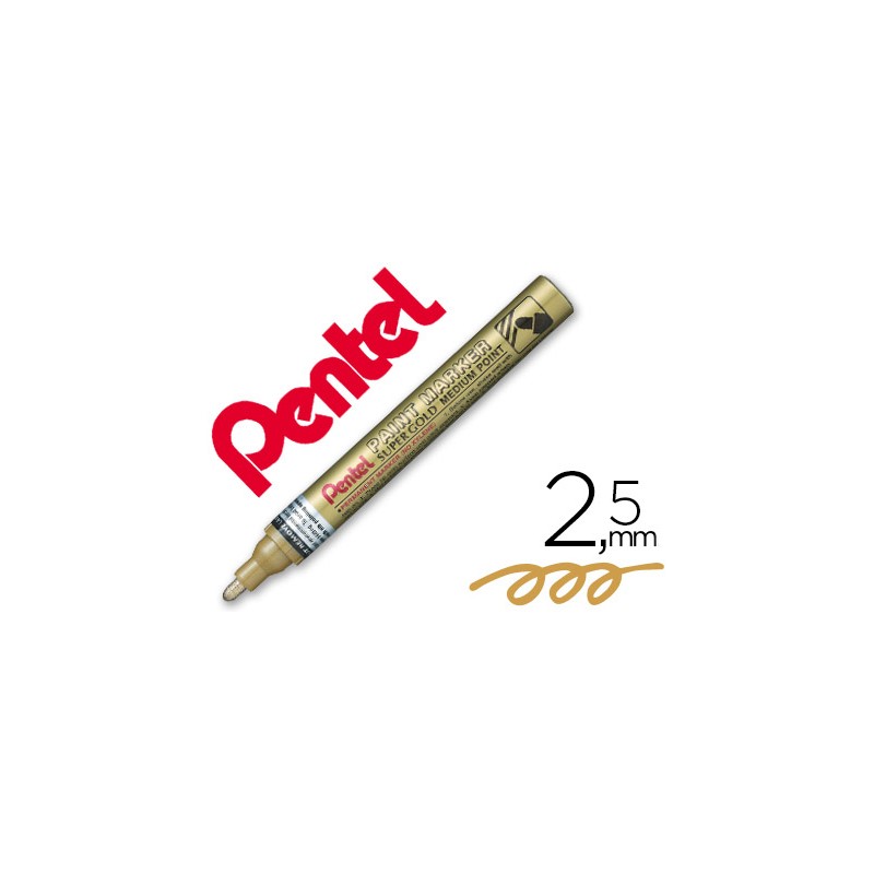 Marcador pentel permanente...