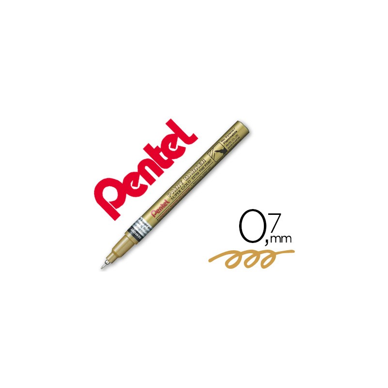 Marcador pentel permanente...