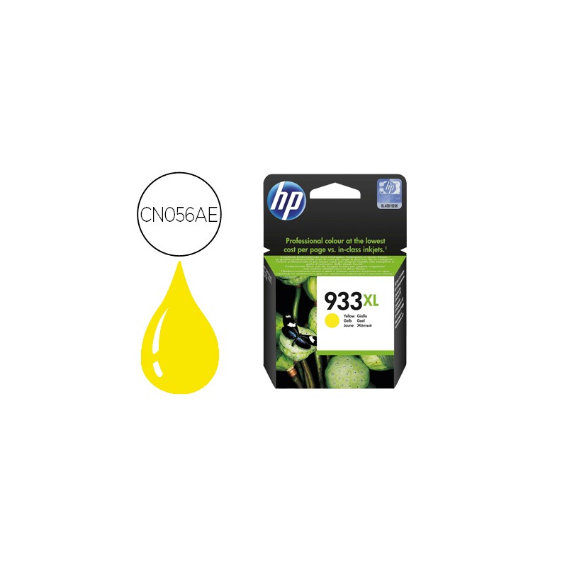 Tinteiro hp 933 xl amarelo...