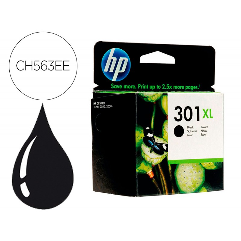Tinteiro hp 301 xl preto