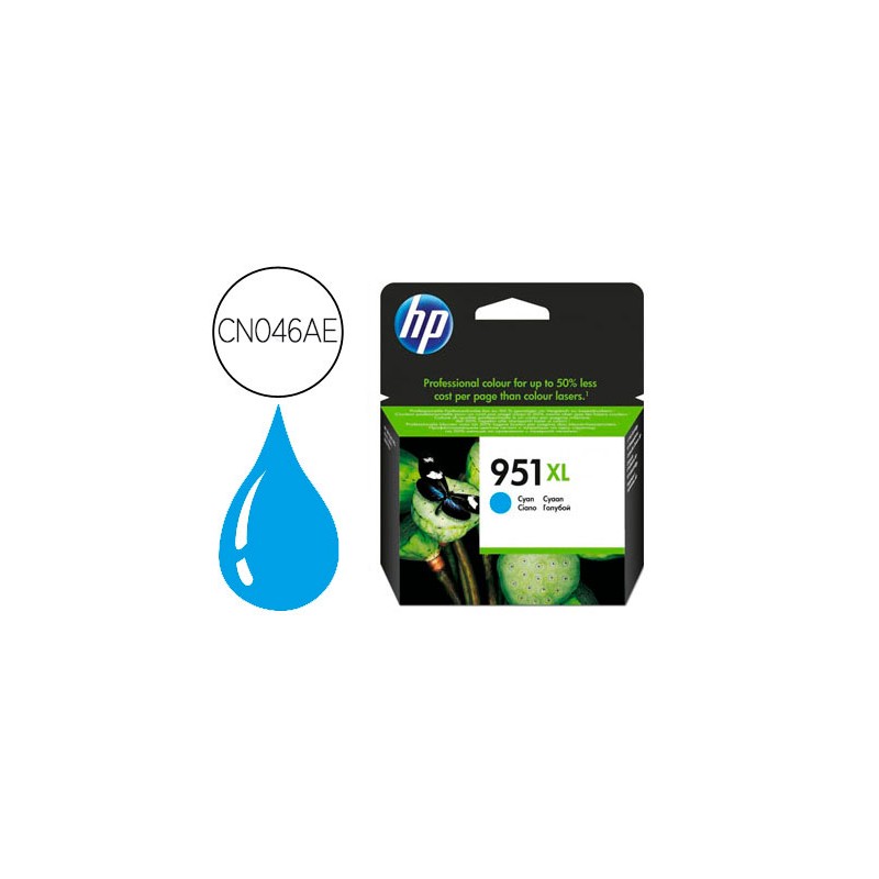 Tinteiro hp 951 xl cian...