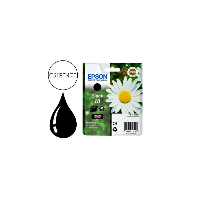 Tinteiro epson t1801 preto...