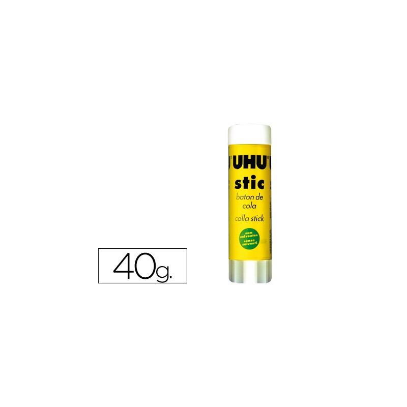 Cola em stic uhu de 40 gr