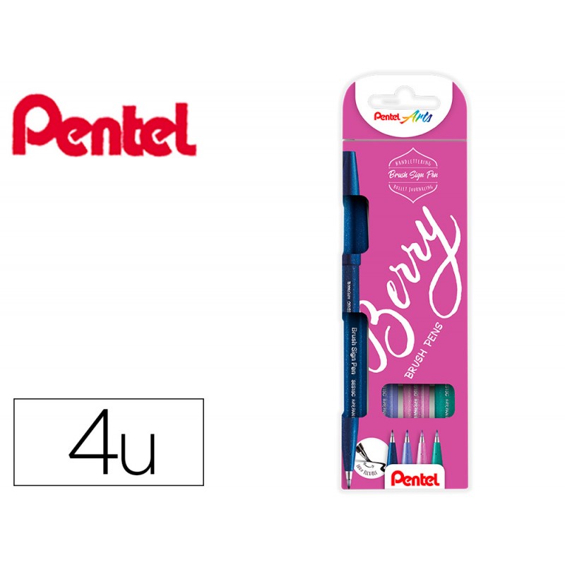 Caneta pincel pentel touch...