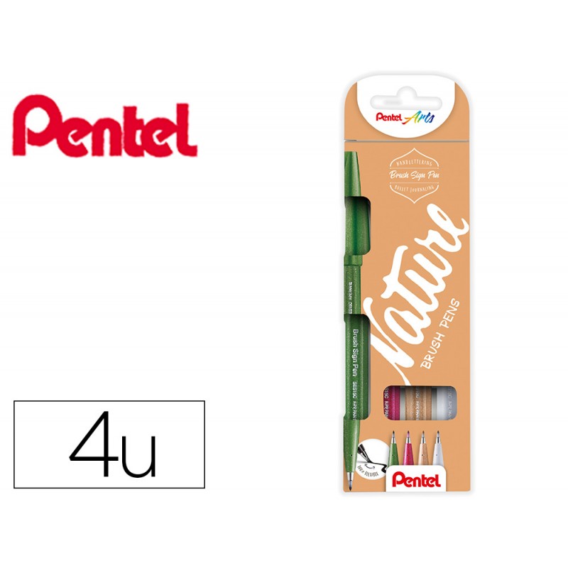 Caneta pincel pentel touch...