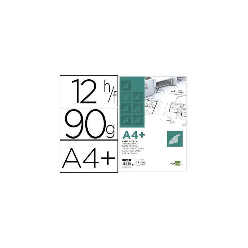 Bloco de papel vegetal...