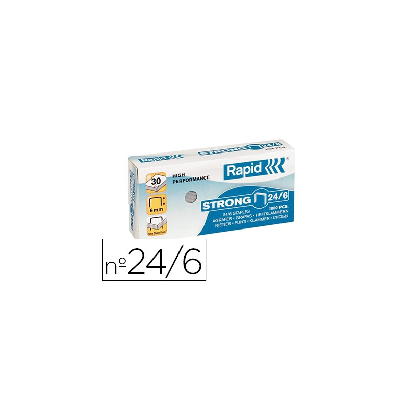 Agrafes rapid nº 24/6...