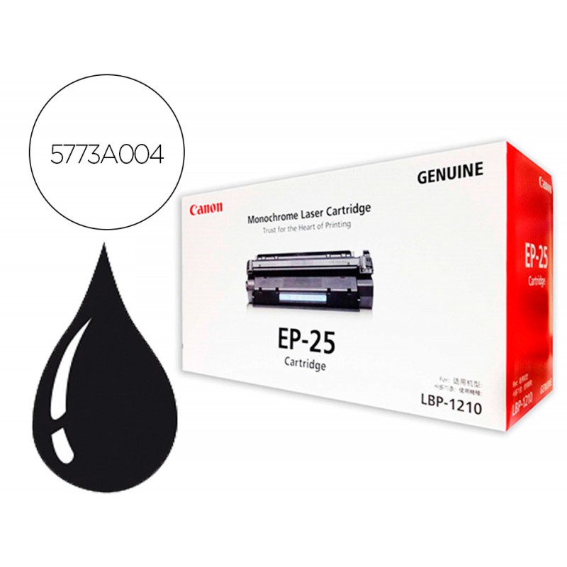 Toner canon ep25 lbp1210 preto