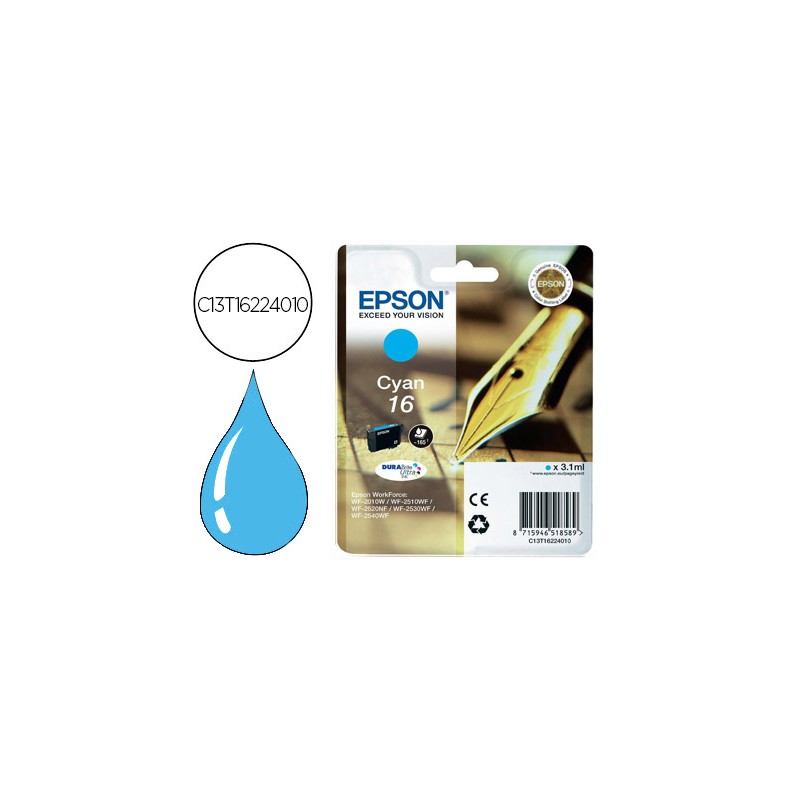 Tinteiro epson 16 wf2010w...