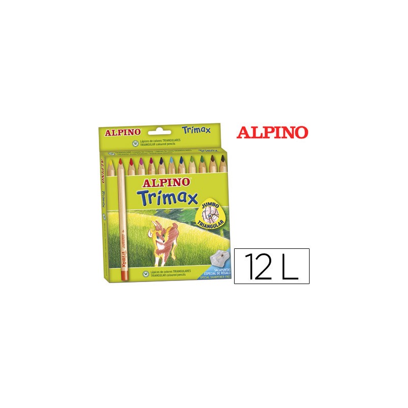 Lápis de cor trimax alpino...