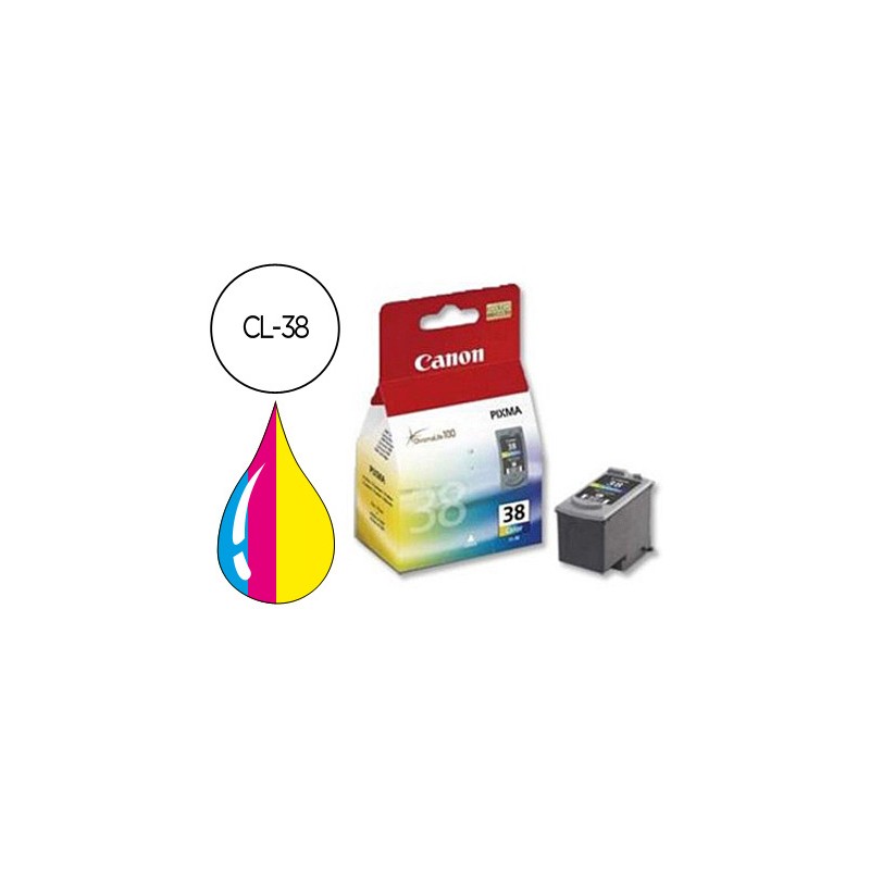 Tinteiro canon cl-38 tricolor