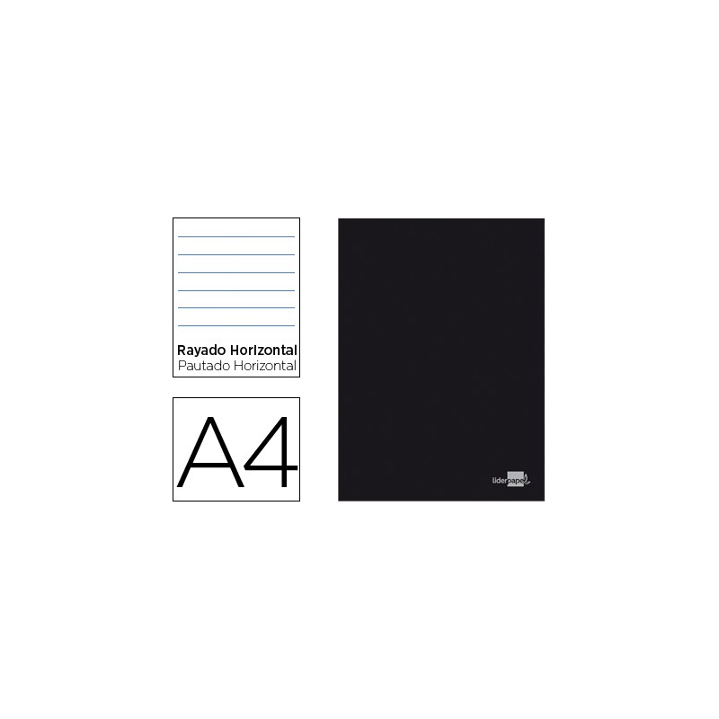 Caderno agrafado liderpapel...