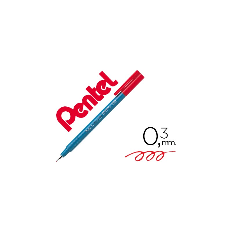 Marcador pentel pm405 vermelho