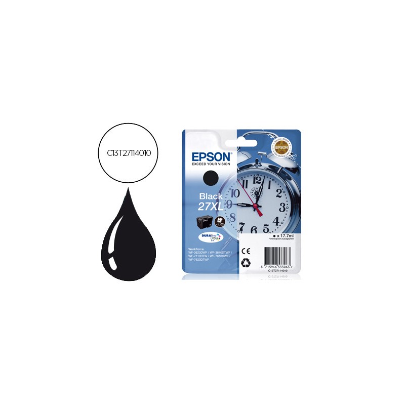 Tinteiro epson 27xl wf 3620...
