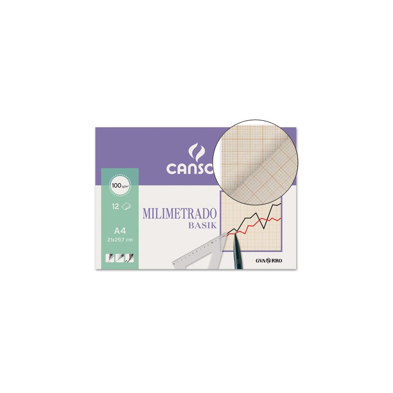 Papel milimetrico guarro...
