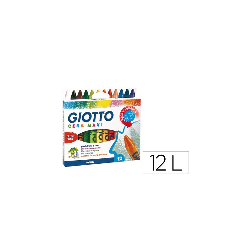 Lapis de cera giotto maxi...