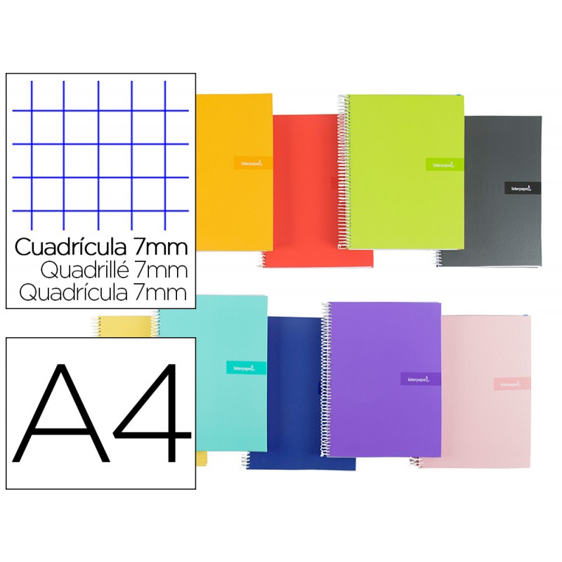 Caderno espiral liderpapel...