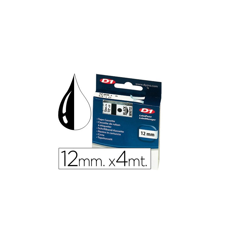 Fita dymo 12mmx4mt...