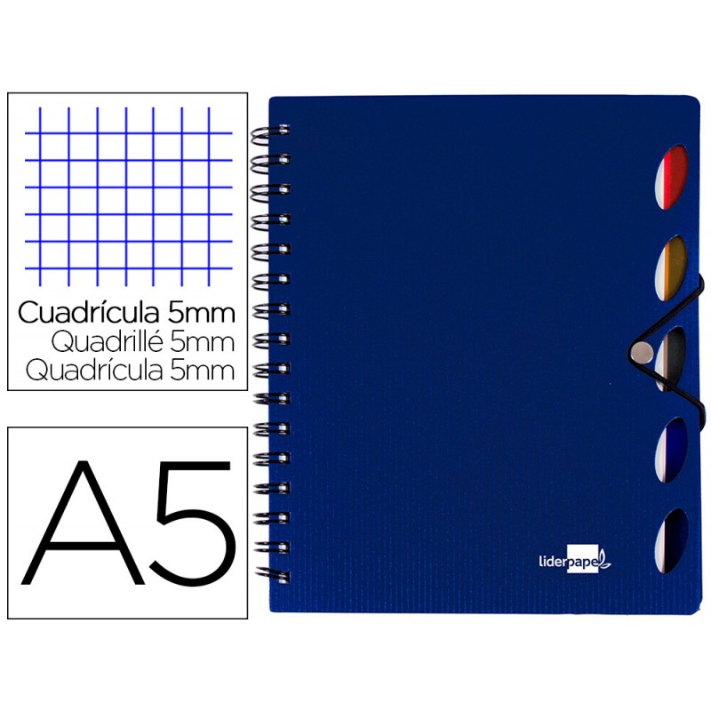 Caderno espiral liderpapel...