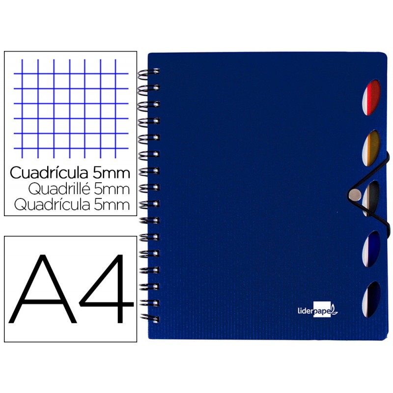 Caderno espiral liderpapel...
