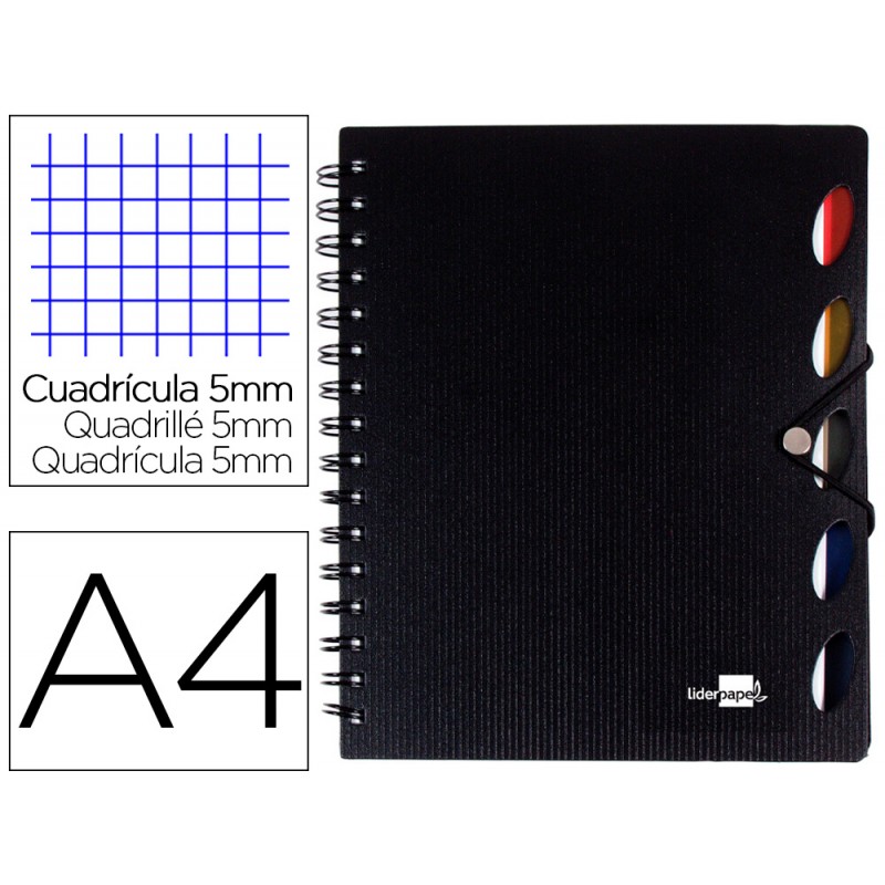 Caderno espiral liderpapel...