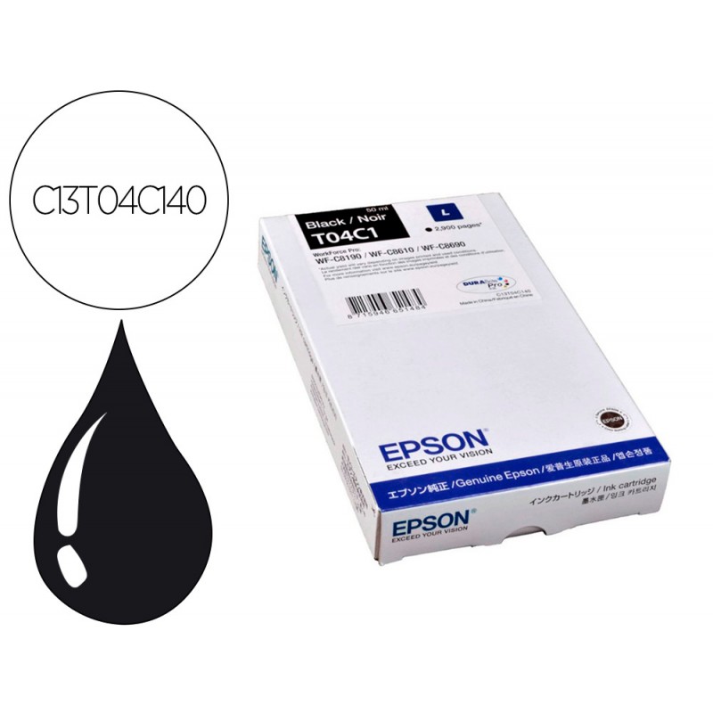Tinteiro epson t04c1 preto...