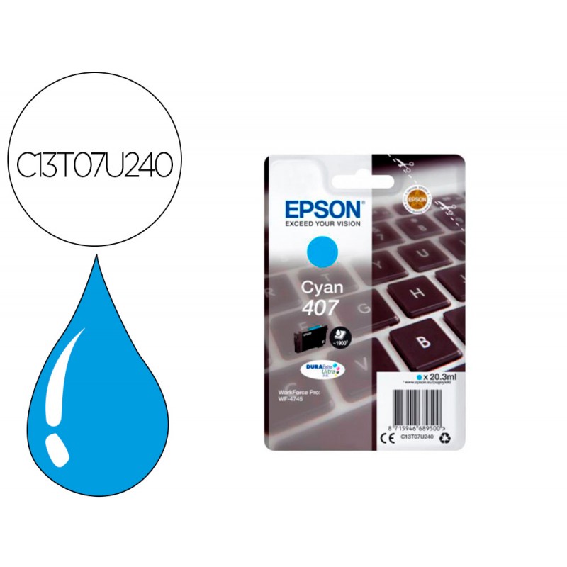 Tinteiro epson 407l clavier...