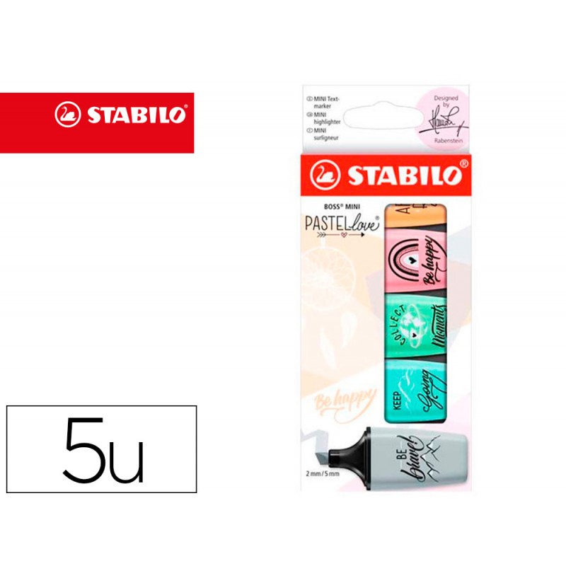 Marcador stabilo boss mini...