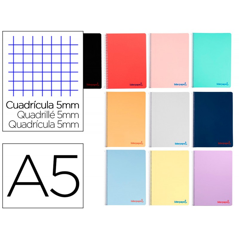 Caderno espiral liderpapel...